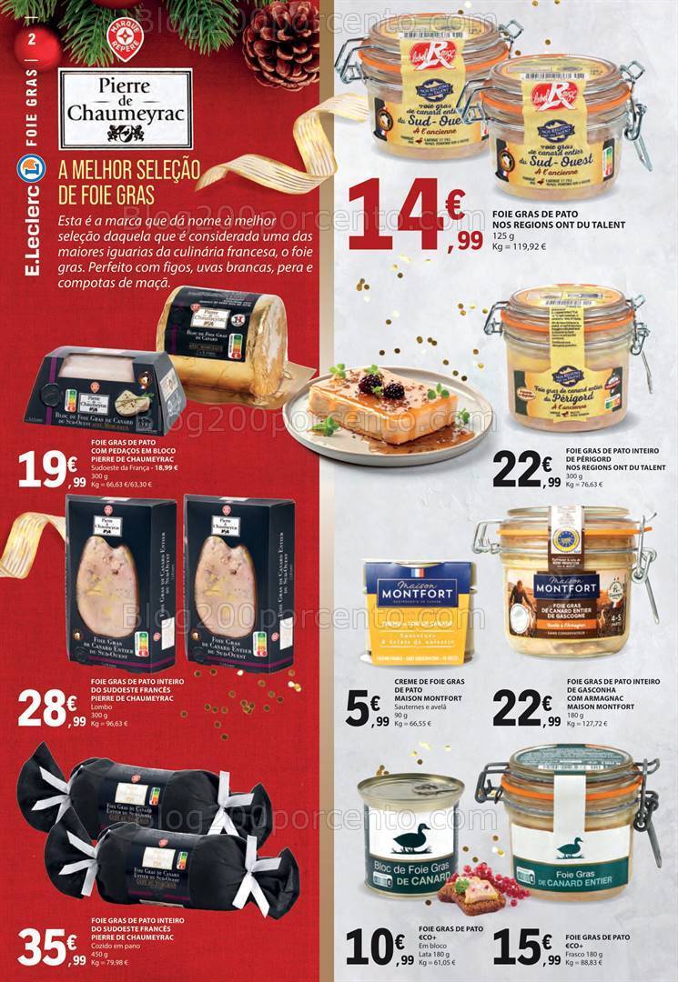 Antevisão Folheto E-LECLEC Natal Gourmet Promoções de 12 a 24 dezembro