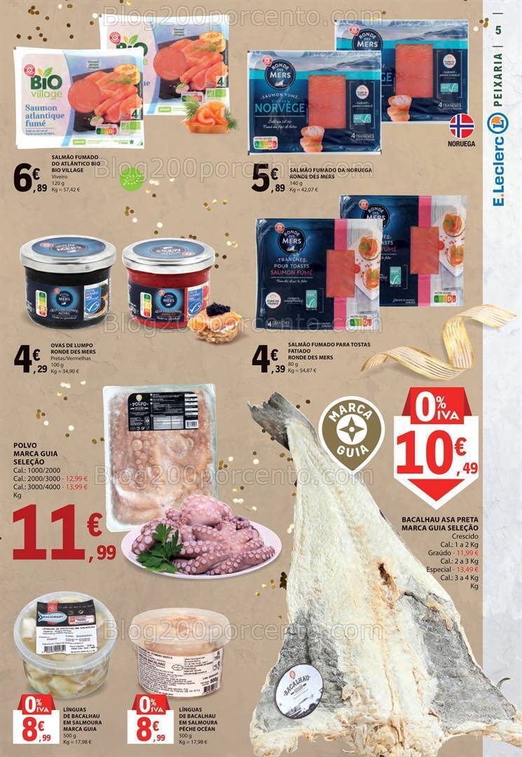 Antevisão Folheto E-LECLEC Natal Gourmet Promoções de 12 a 24 dezembro