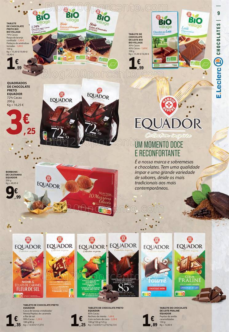 Antevisão Folheto E-LECLEC Natal Gourmet Promoções de 12 a 24 dezembro