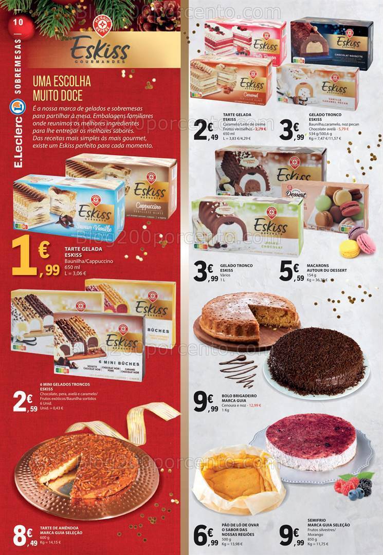 Antevisão Folheto E-LECLEC Natal Gourmet Promoções de 12 a 24 dezembro