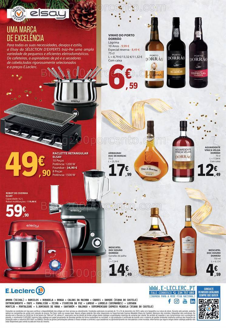 Antevisão Folheto E-LECLEC Natal Gourmet Promoções de 12 a 24 dezembro
