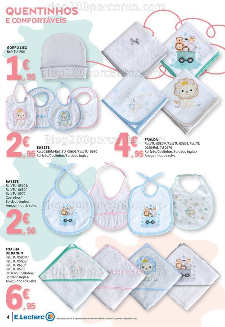 Antevisão Folheto E-LECLERC Feira do Bebé Promoções de 9 a 21 janeiro
