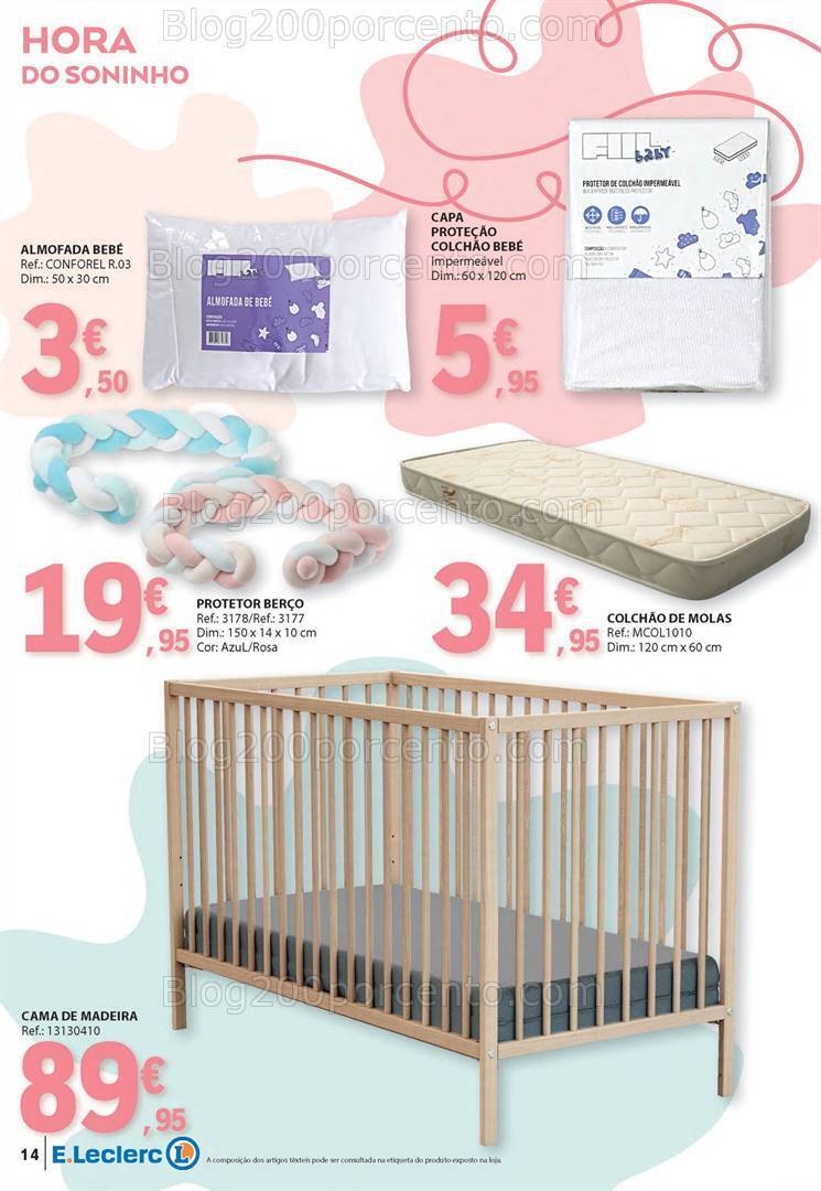 Antevisão Folheto E-LECLERC Feira do Bebé Promoções de 9 a 21 janeiro