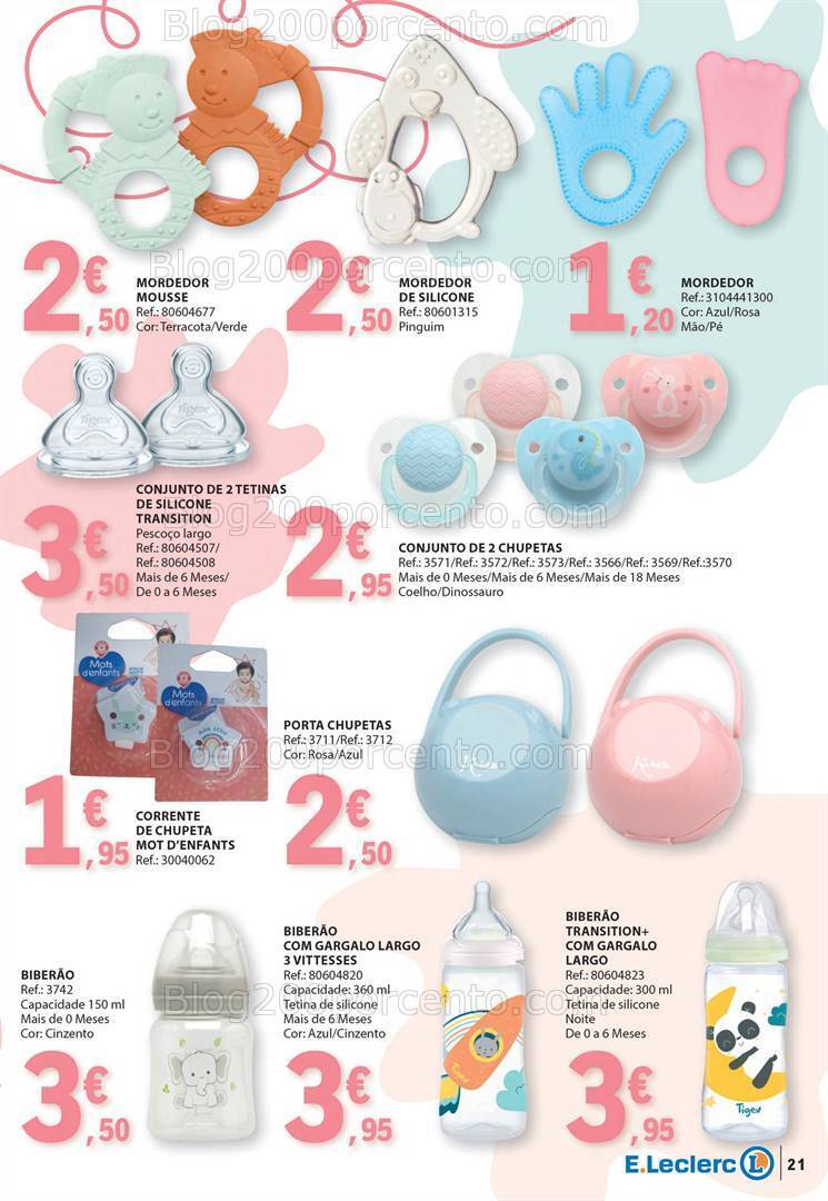 Antevisão Folheto E-LECLERC Feira do Bebé Promoções de 9 a 21 janeiro