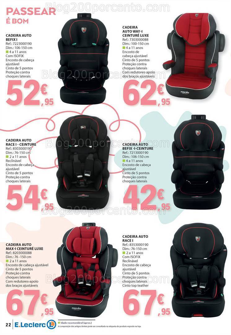 Antevisão Folheto E-LECLERC Feira do Bebé Promoções de 9 a 21 janeiro