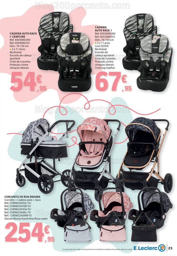 Antevisão Folheto E-LECLERC Feira do Bebé Promoções de 9 a 21 janeiro