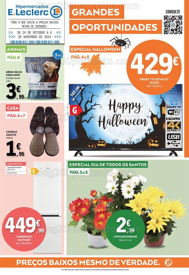 Antevisão Folheto E-LECLERC Bazar Promoções de 28 outubro a 6 novembro