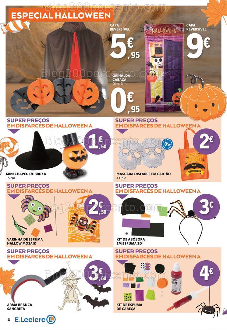 Antevisão Folheto E-LECLERC Bazar Promoções de 28 outubro a 6 novembro