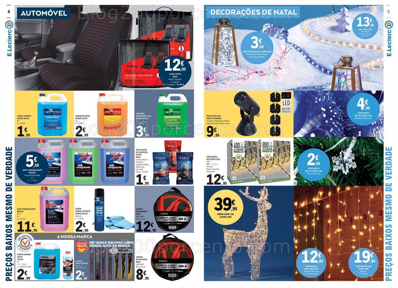 Antevisão Folheto E-LECLERC Bazar Promoções de 26 outubro a 8 novembro