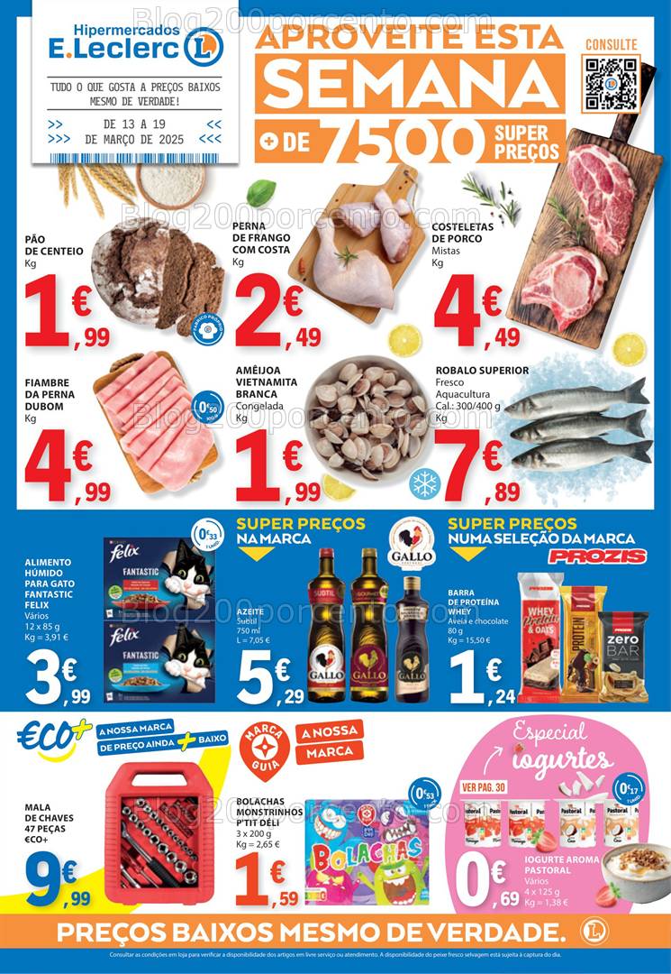 Antevisão Folheto E-LECLERC Promoções de 13 a 26 março