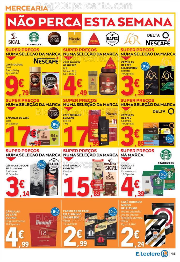 Antevisão Folheto E-LECLERC Promoções de 13 a 26 março