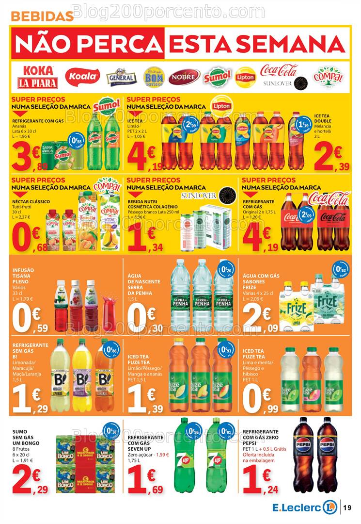 Antevisão Folheto E-LECLERC Promoções de 13 a 26 março