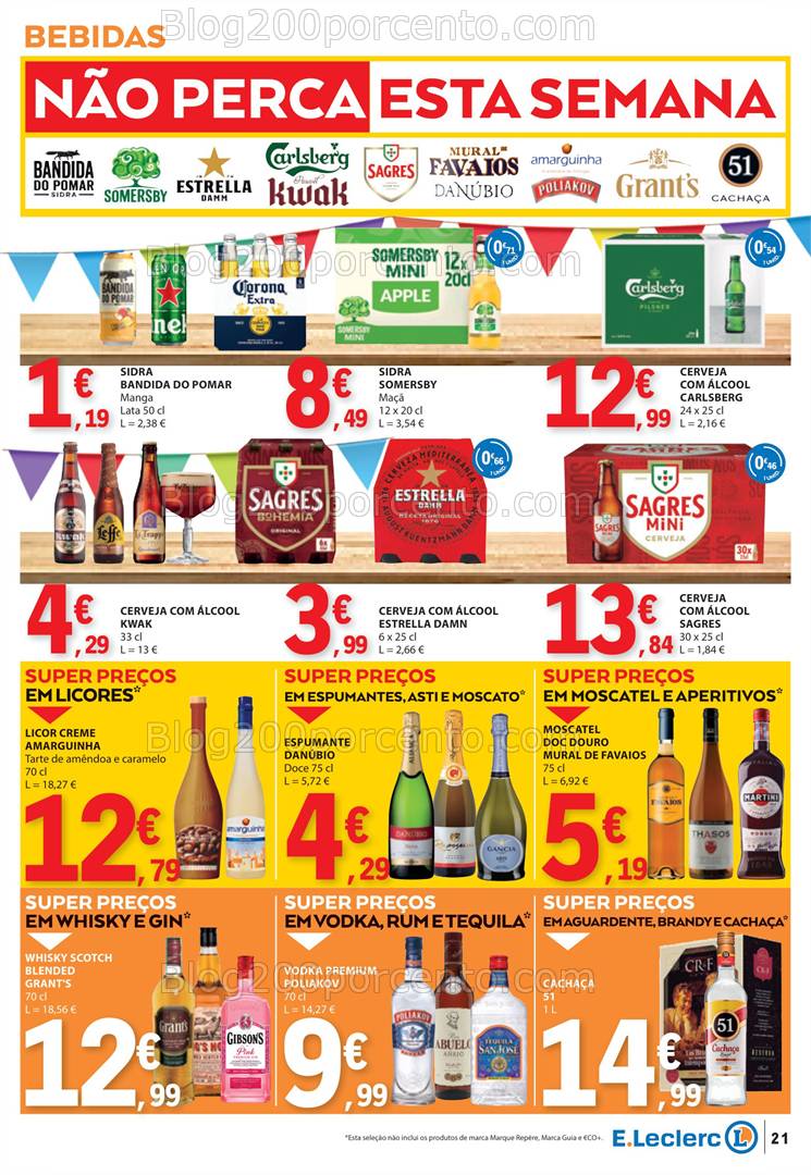 Antevisão Folheto E-LECLERC Promoções de 13 a 26 março