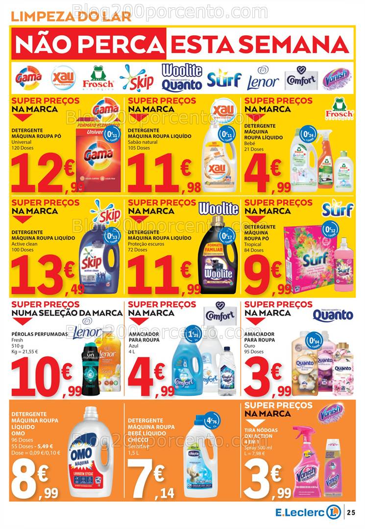 Antevisão Folheto E-LECLERC Promoções de 13 a 26 março