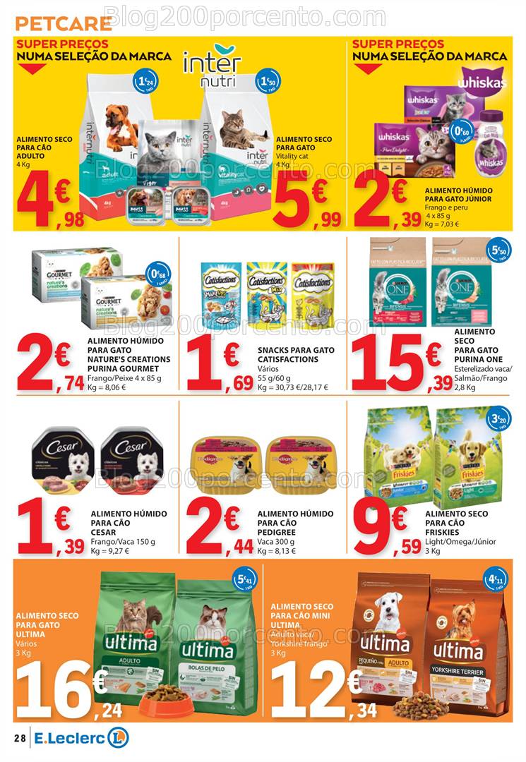 Antevisão Folheto E-LECLERC Promoções de 13 a 26 março