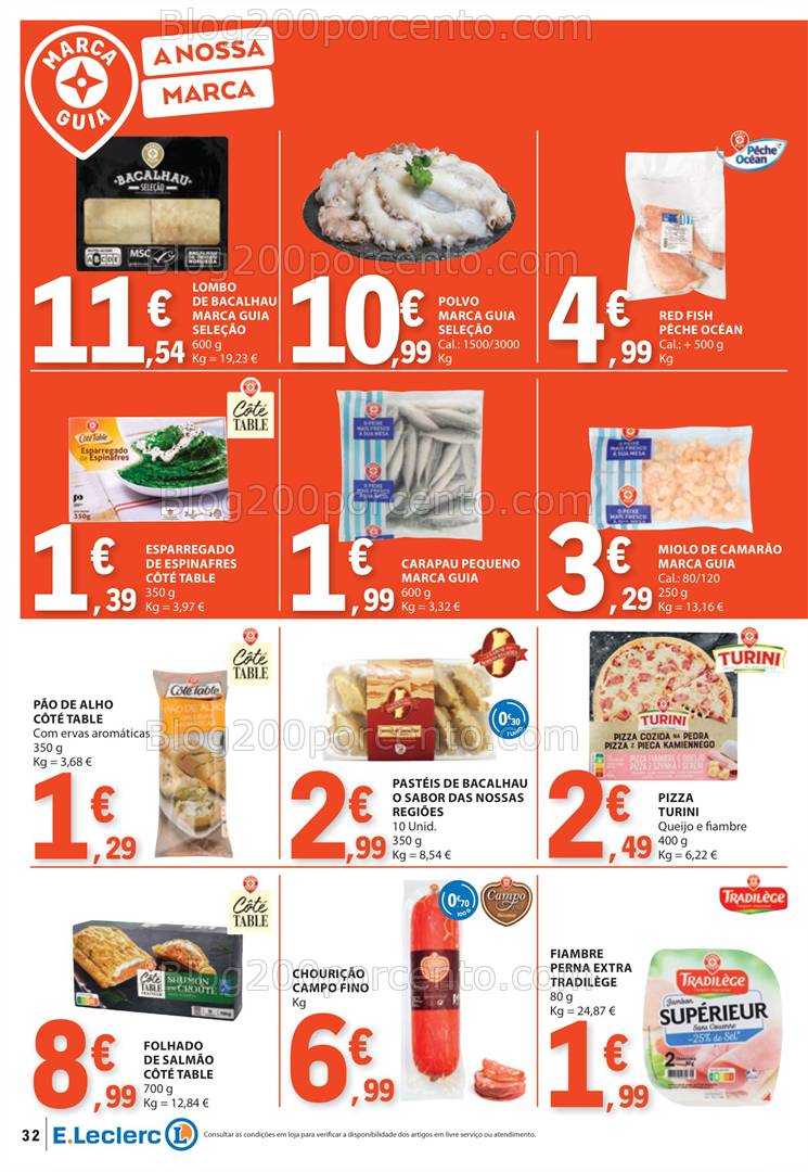 Antevisão Folheto E-LECLERC Promoções de 13 a 26 março