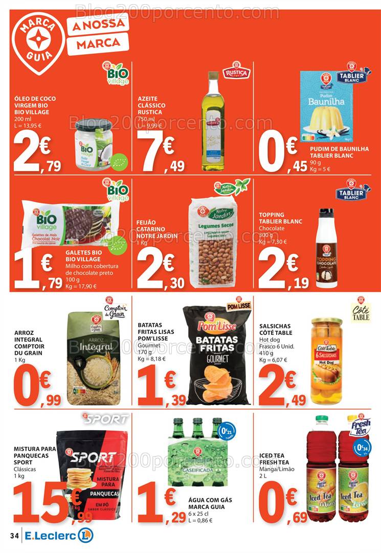 Antevisão Folheto E-LECLERC Promoções de 13 a 26 março