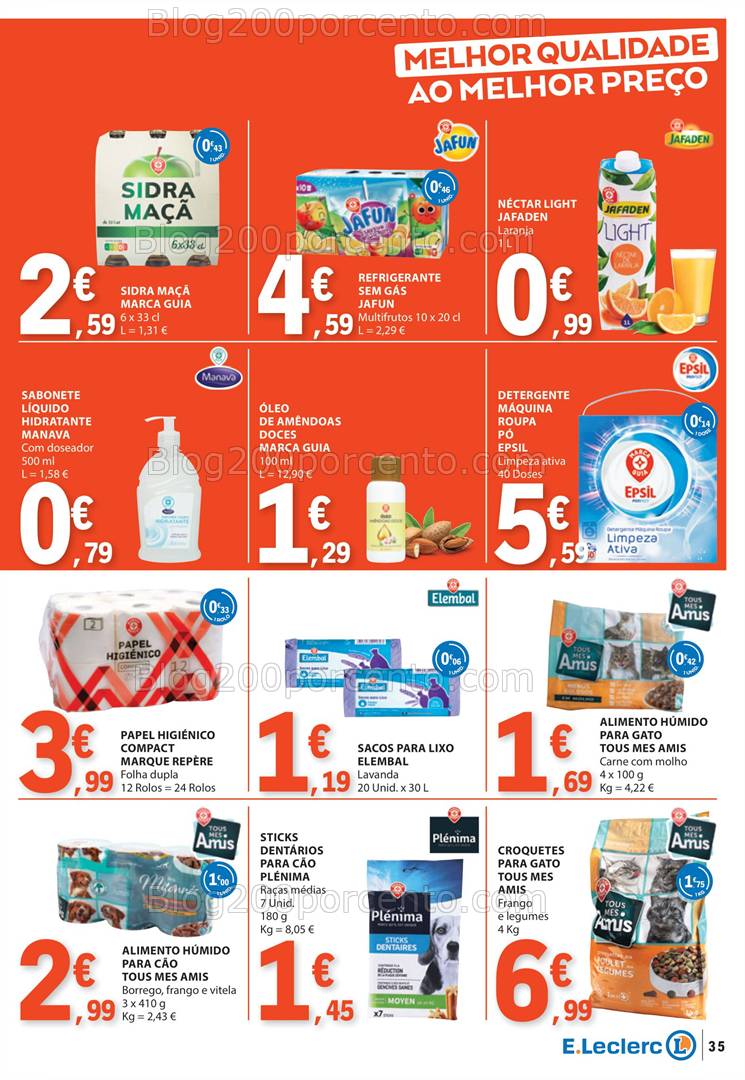 Antevisão Folheto E-LECLERC Promoções de 13 a 26 março