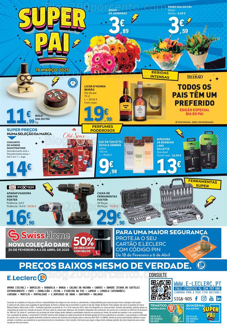 Antevisão Folheto E-LECLERC Promoções de 13 a 26 março
