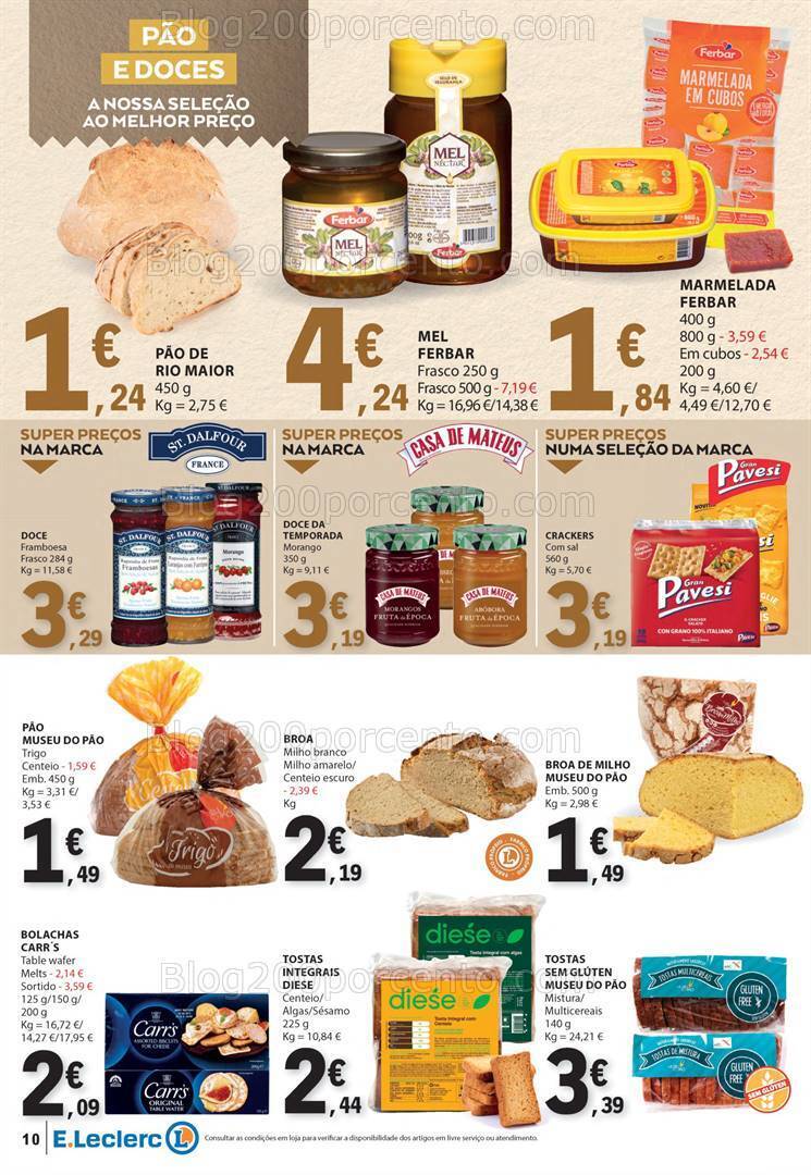 Antevisão Folheto E-LECLERC Feira Queijos Enchidos e Vinhos - 6 a 18 fevereiro