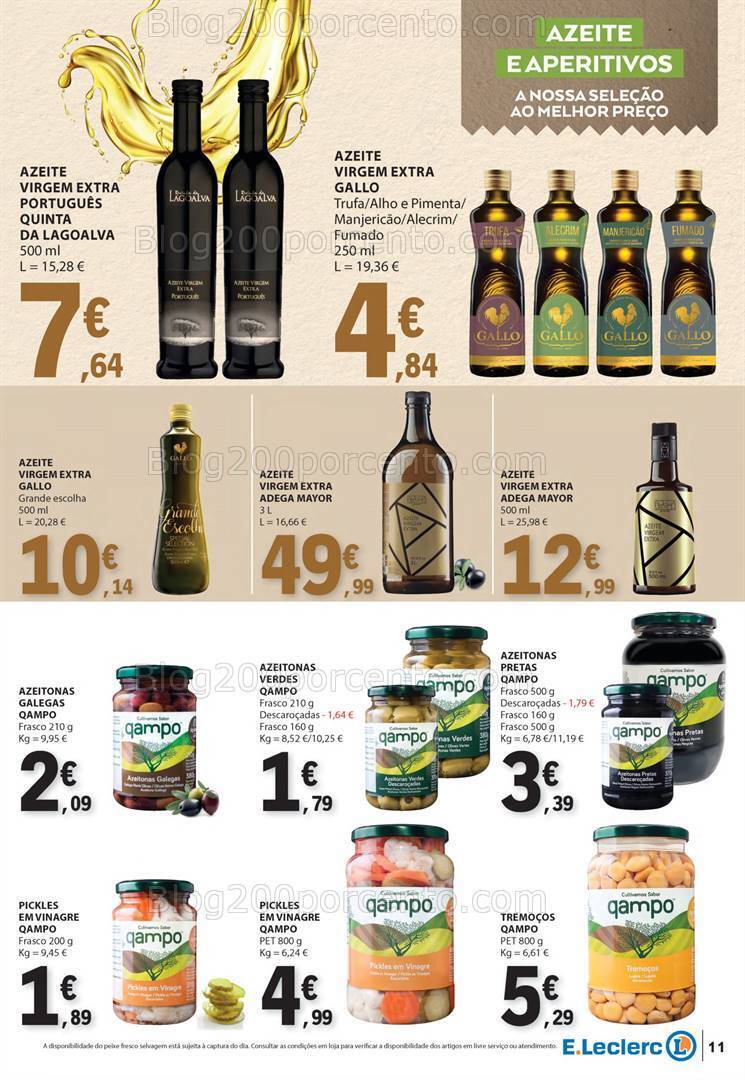 Antevisão Folheto E-LECLERC Feira Queijos Enchidos e Vinhos - 6 a 18 fevereiro