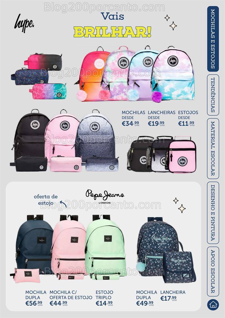 Antevisão Folheto NOTE Regresso às Aulas Promoções de 1 agosto a 23 setembro