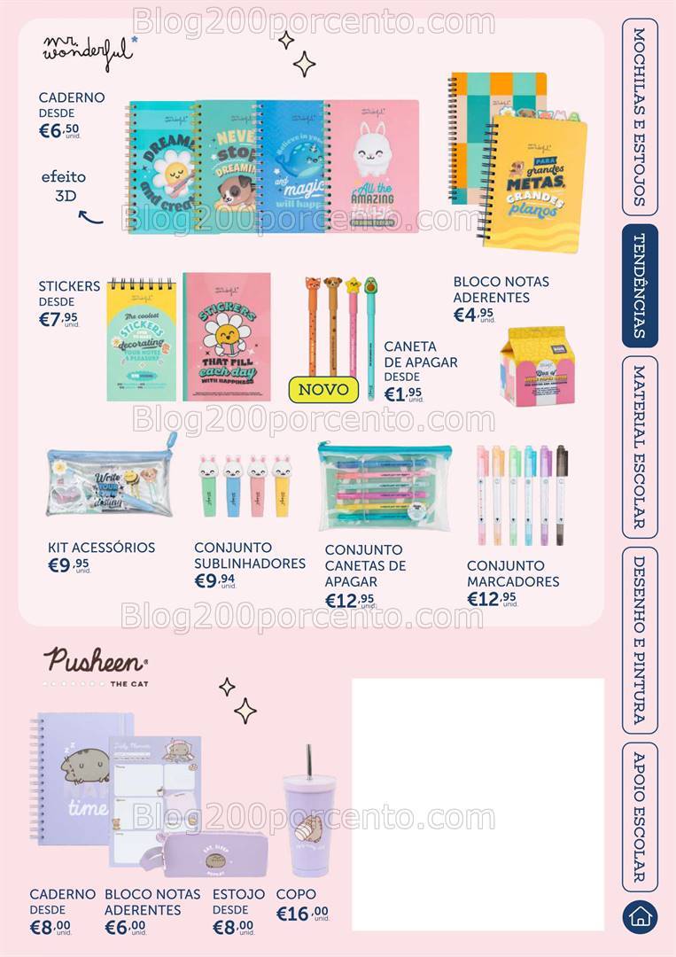 Antevisão Folheto NOTE Regresso às Aulas Promoções de 1 agosto a 23 setembro