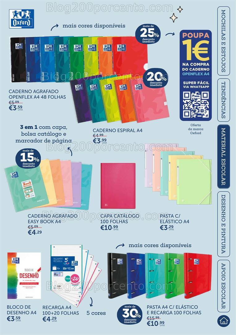 Antevisão Folheto NOTE Regresso às Aulas Promoções de 1 agosto a 23 setembro