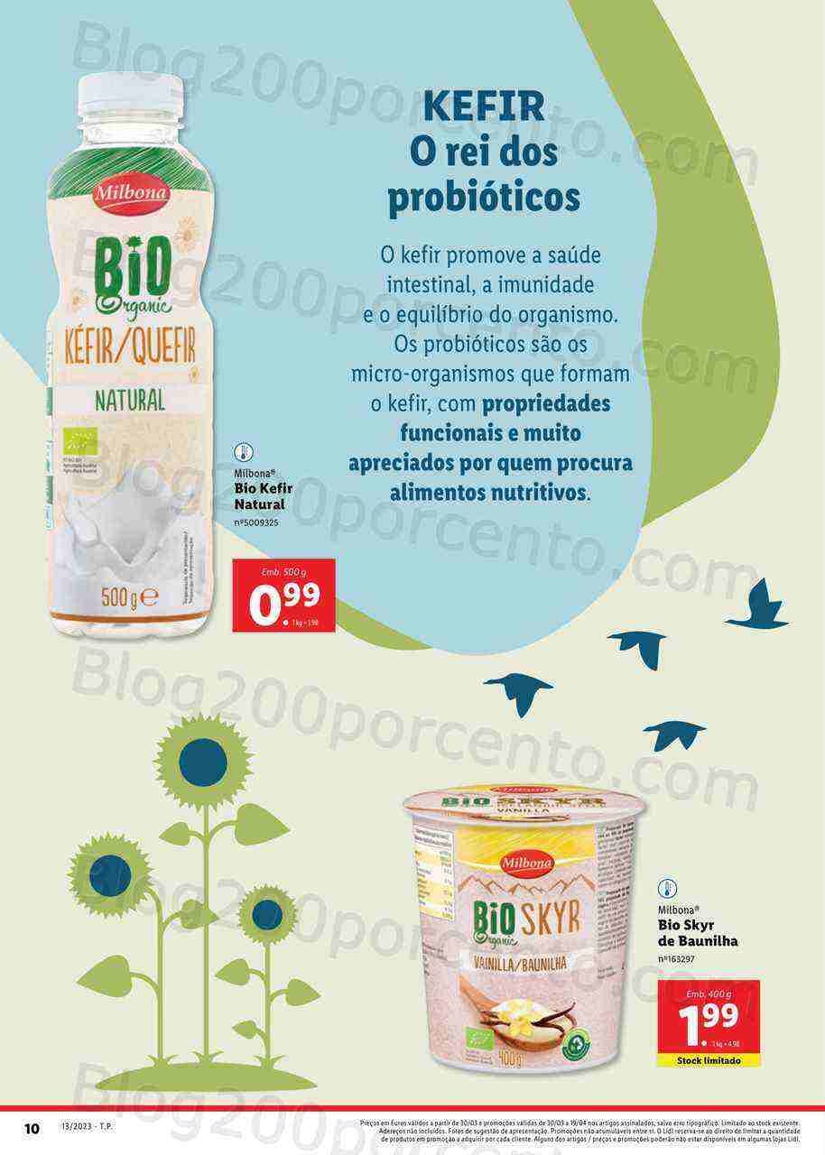 Antevisão Folheto LIDL Especial BIO Promoções de 30 março a 19 abril