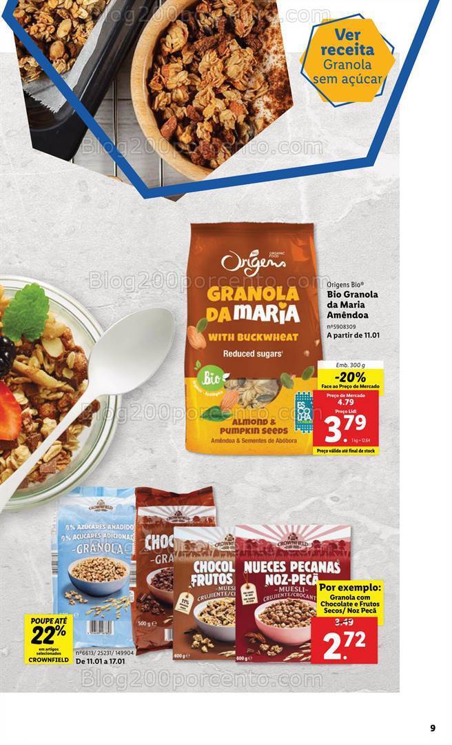 Antevisão Folheto LIDL Desporto e Vida Saudável Promoções de 4 a 17 janeiro