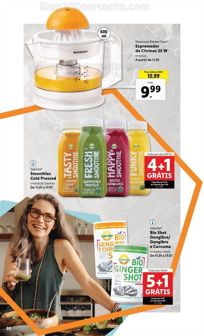 Antevisão Folheto LIDL Desporto e Vida Saudável Promoções de 4 a 17 janeiro