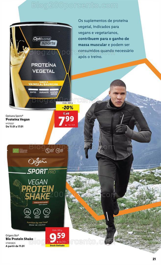 Antevisão Folheto LIDL Desporto e Vida Saudável Promoções de 4 a 17 janeiro