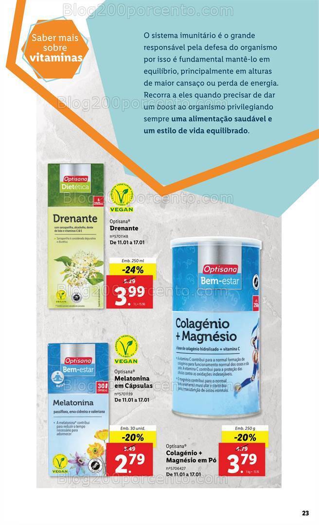 Antevisão Folheto LIDL Desporto e Vida Saudável Promoções de 4 a 17 janeiro