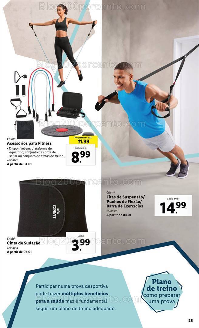 Antevisão Folheto LIDL Desporto e Vida Saudável Promoções de 4 a 17 janeiro