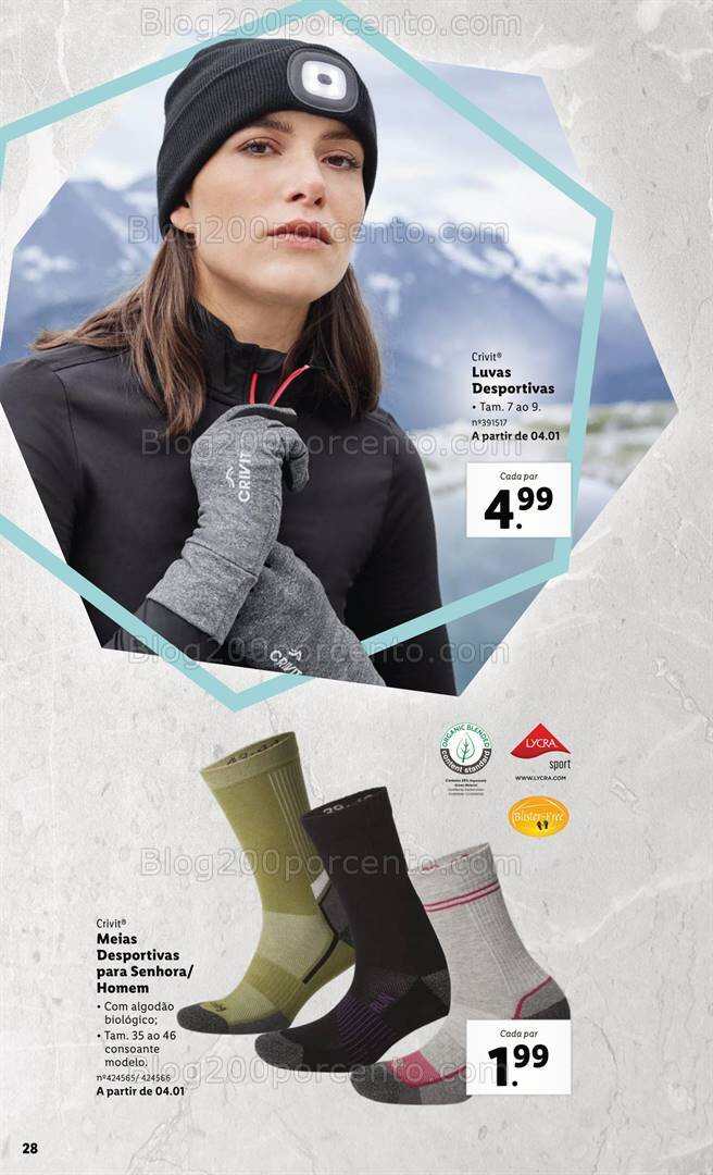 Antevisão Folheto LIDL Desporto e Vida Saudável Promoções de 4 a 17 janeiro
