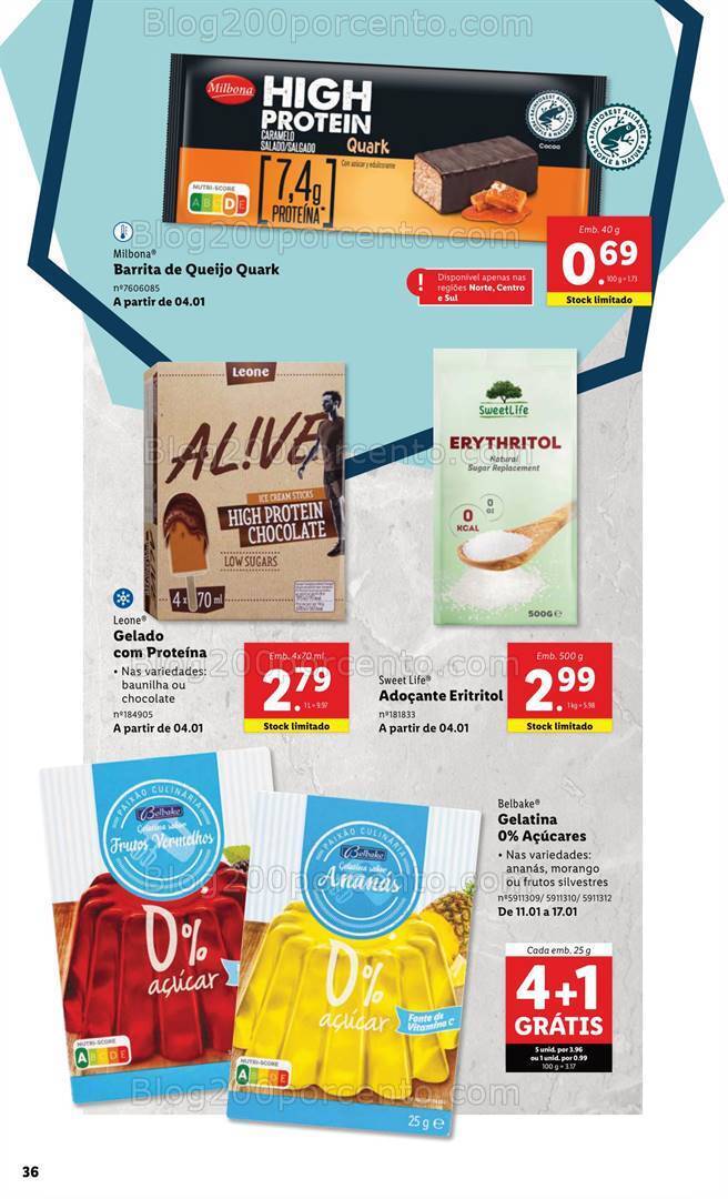 Antevisão Folheto LIDL Desporto e Vida Saudável Promoções de 4 a 17 janeiro