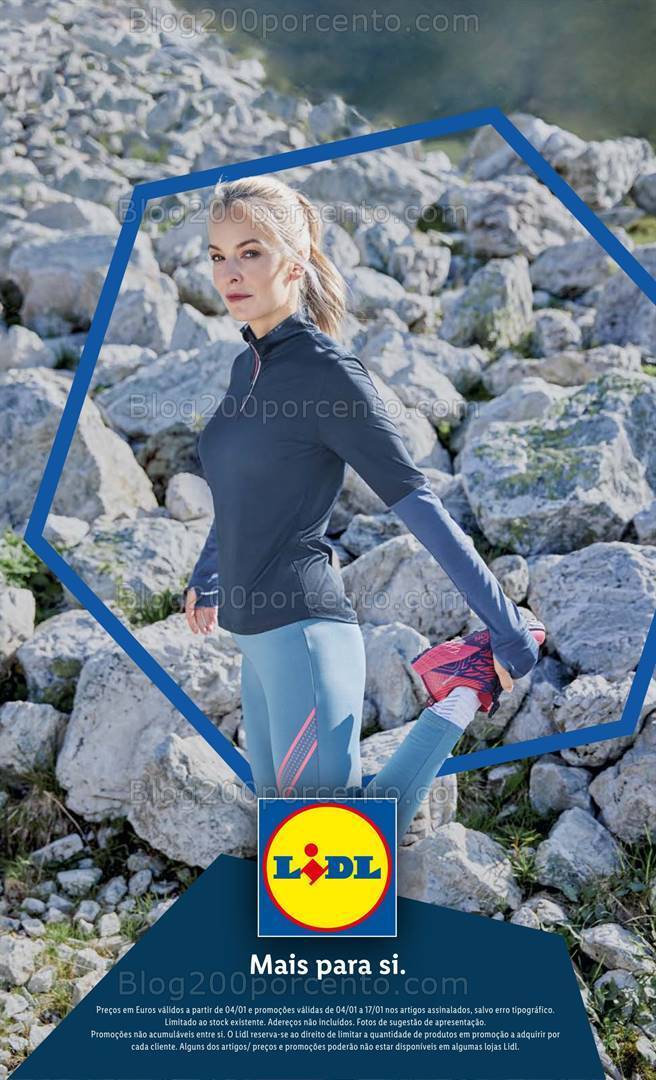 Antevisão Folheto LIDL Desporto e Vida Saudável Promoções de 4 a 17 janeiro
