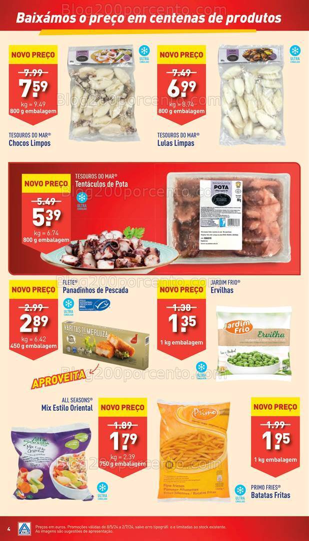 Antevisão Folheto ALDI Stop Inflação Promoções até 2 julho