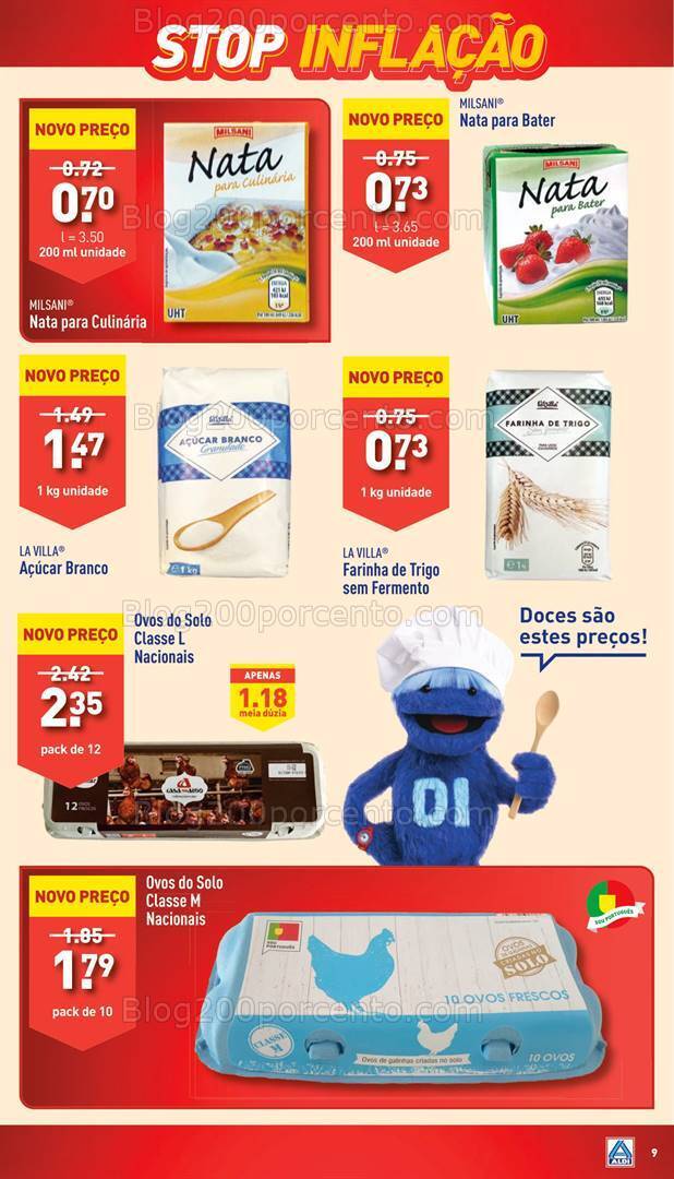 Antevisão Folheto ALDI Stop Inflação Promoções até 2 julho