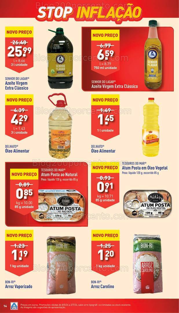 Antevisão Folheto ALDI Stop Inflação Promoções até 2 julho