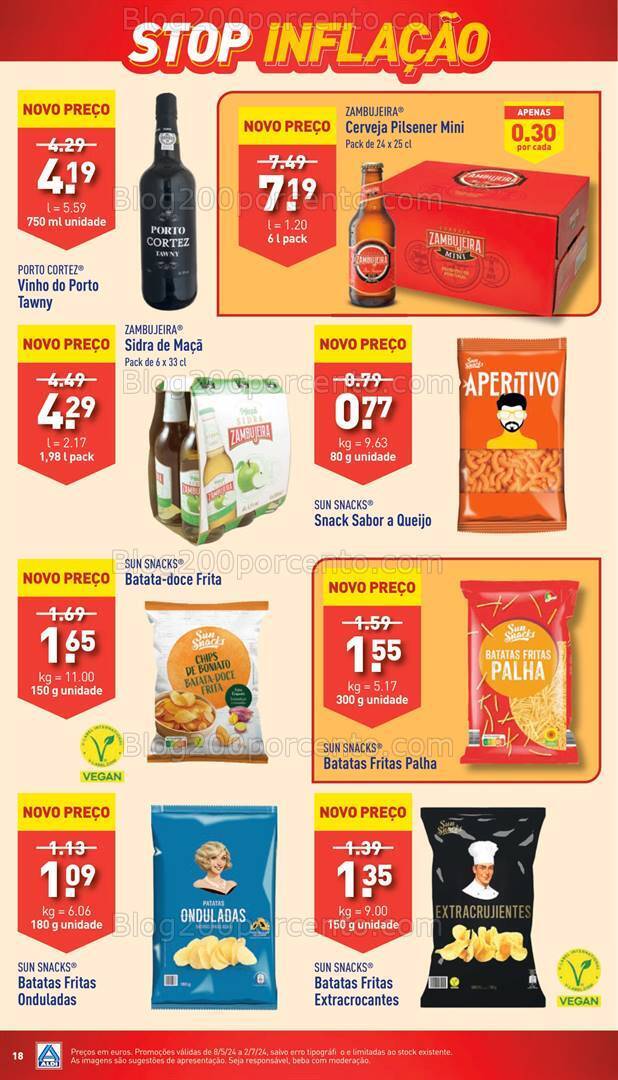 Antevisão Folheto ALDI Stop Inflação Promoções até 2 julho
