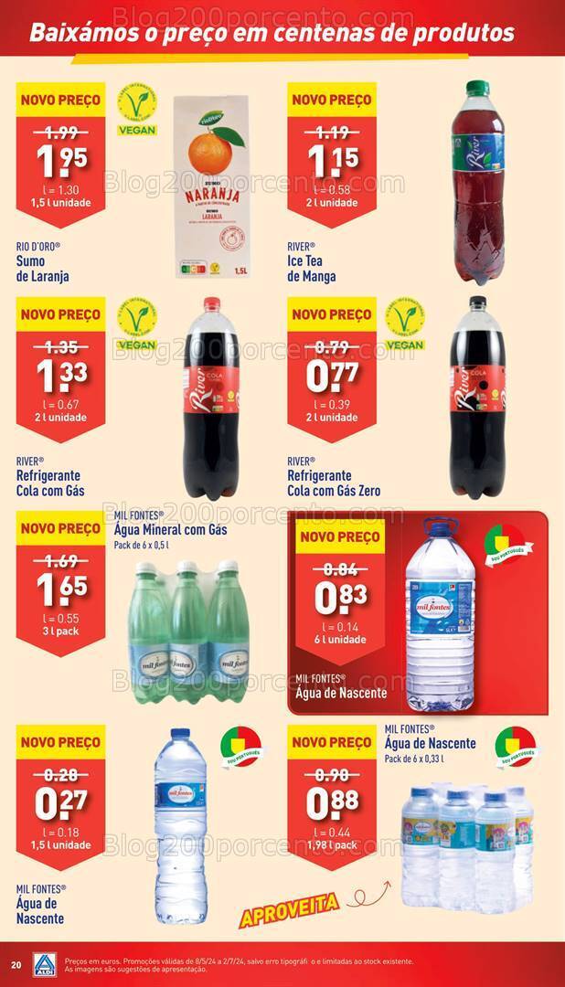 Antevisão Folheto ALDI Stop Inflação Promoções até 2 julho