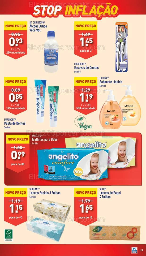 Antevisão Folheto ALDI Stop Inflação Promoções até 2 julho