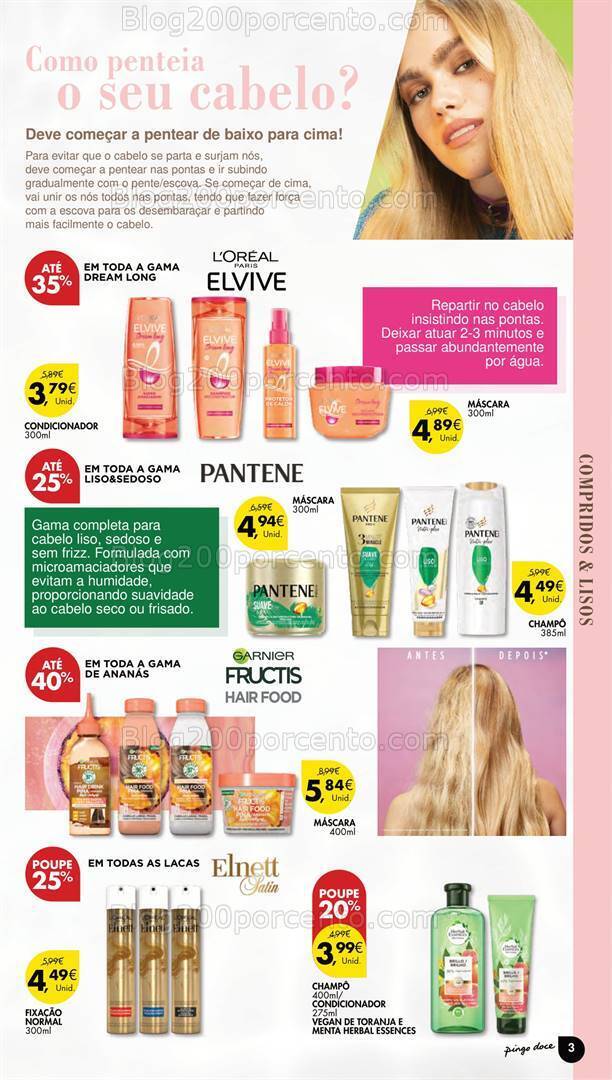 Antevisão Folheto PINGO DOCE Especial Cabelo Promoções de 29 agosto a 11 setembro