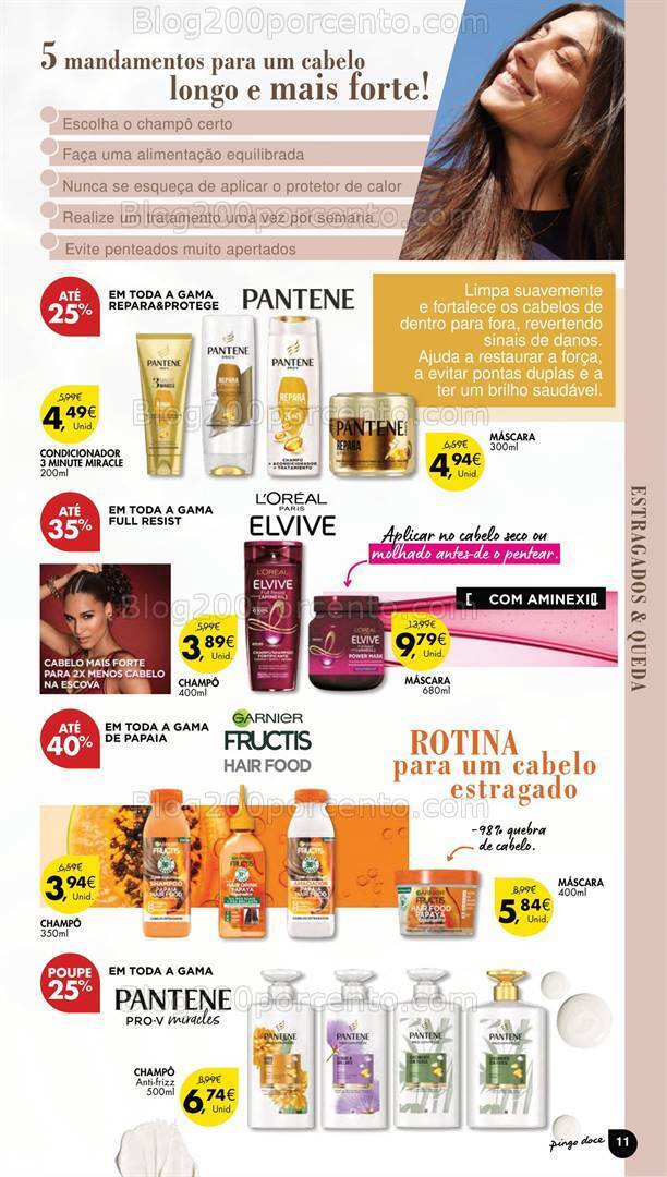 Antevisão Folheto PINGO DOCE Especial Cabelo Promoções de 29 agosto a 11 setembro