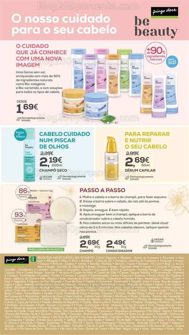 Antevisão Folheto PINGO DOCE Especial Cabelo Promoções de 29 agosto a 11 setembro