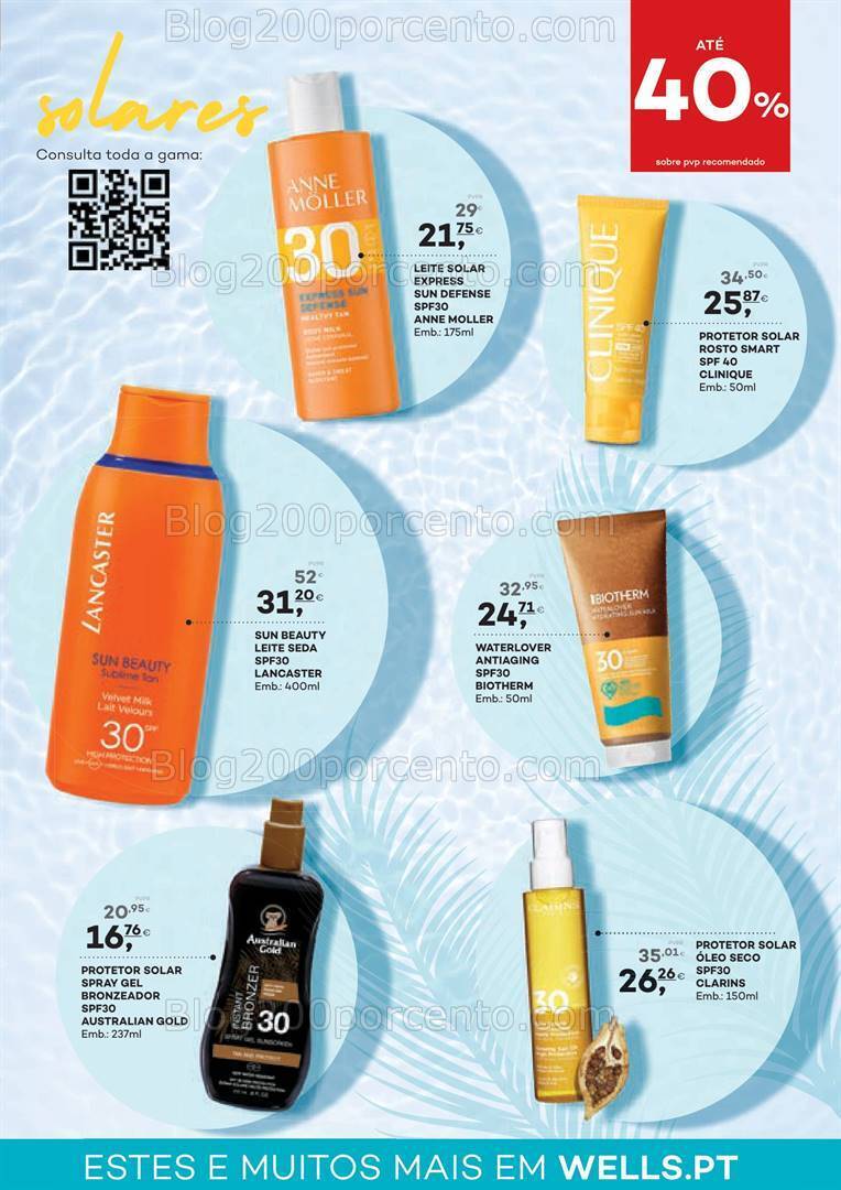 Antevisão Folheto WELLS Promoções de 16 julho a 19 agosto