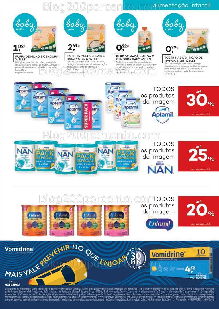 Antevisão Folheto WELLS Promoções de 16 julho a 19 agosto