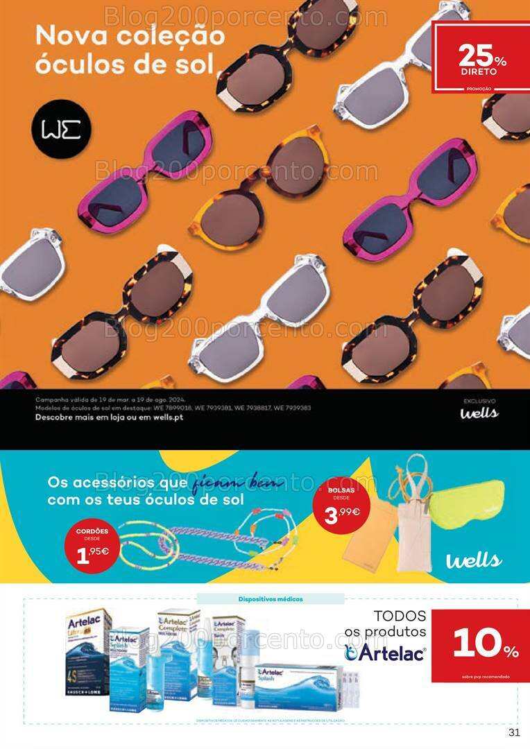 Antevisão Folheto WELLS Promoções de 16 julho a 19 agosto