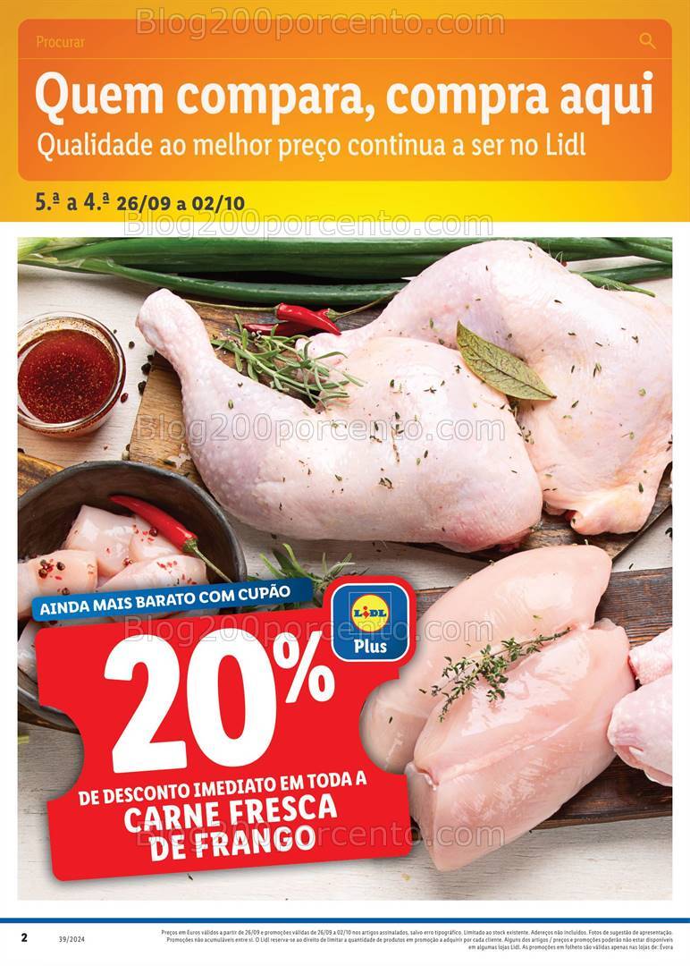 Antevisão Folheto LIDL Extra Promoções de 26 setembro a 2 outubro